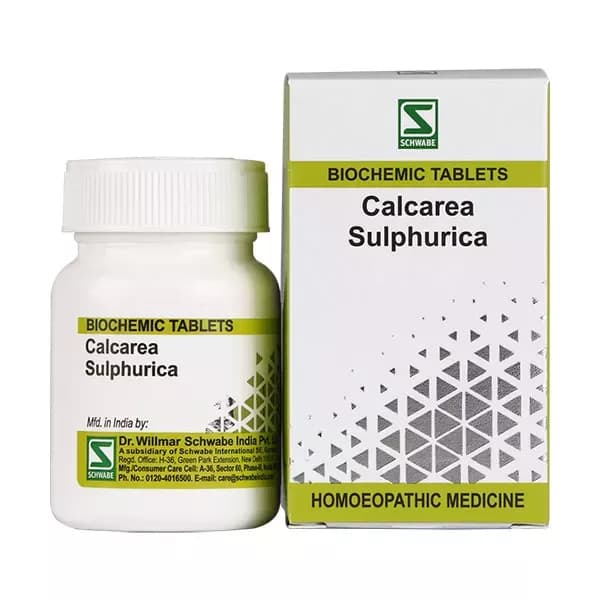 Dr. Willmar Schwabe Calcarea Sulphurica Tablet 25 g 6X Main Image