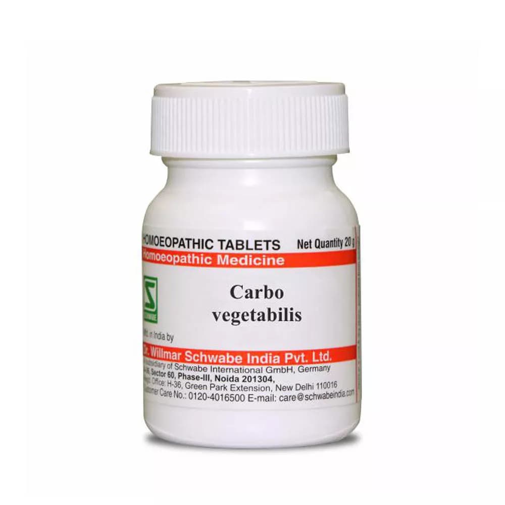 Dr. Willmar Schwabe Carbo Vegetabilis Tablet 20 g 6X Main Image