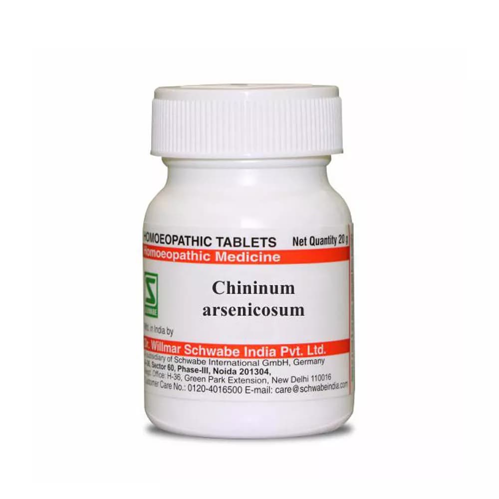 Dr. Willmar Schwabe Chininum Arsenicosum Tablet 20 g 6X Main Image