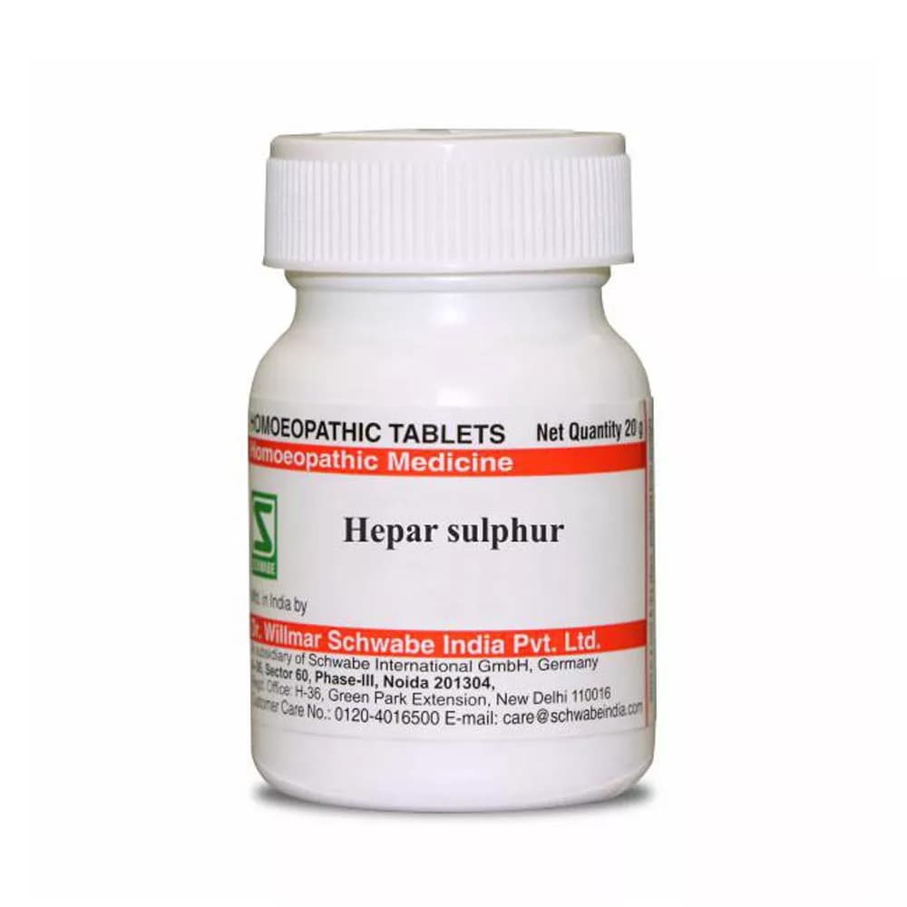 Dr. Willmar Schwabe Hepar sulphur Tablet 20 g 6X Main Image