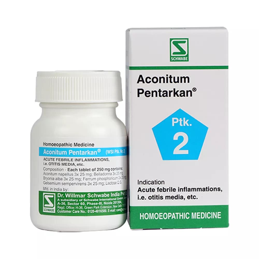 Dr Willmar Schwabe India Aconitum Pentarkan Tablet 20 g Main Image