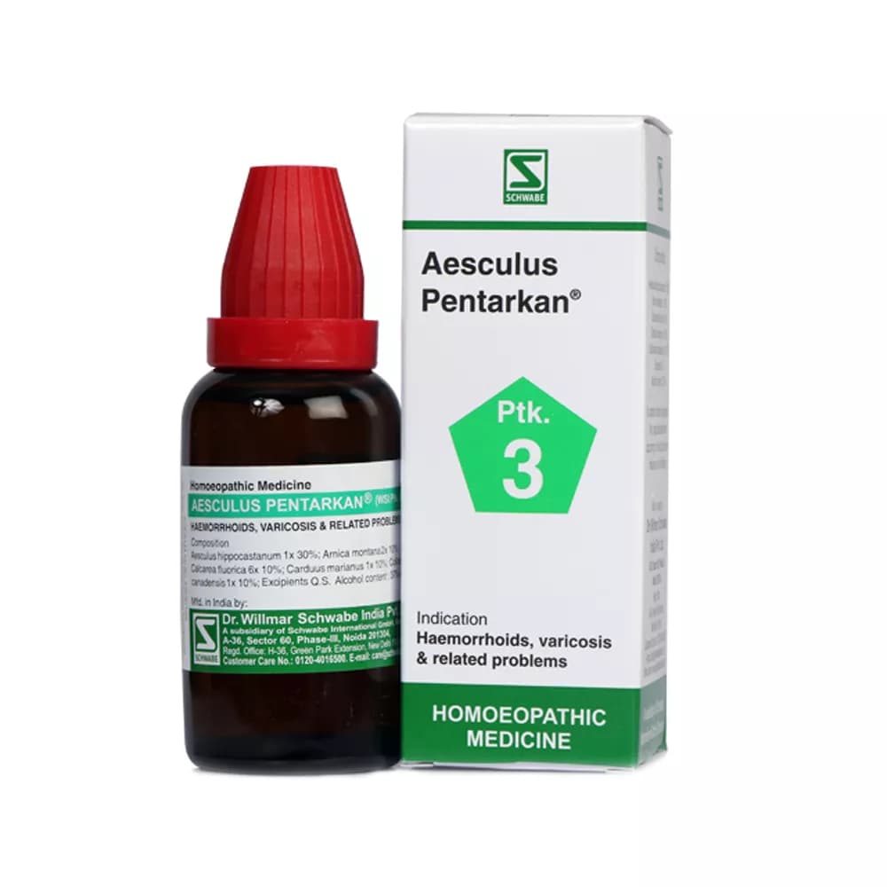 Dr willmar schwabe india aesculus pentarkan drop 30 ml Main Image