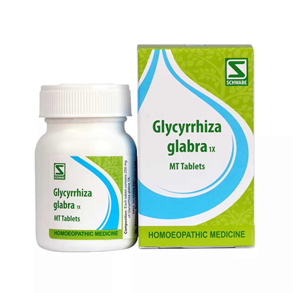 Dr Willmar Schwabe India Glycyrrhiza Glabra Trituration Tablet 1X 20 g Main Image