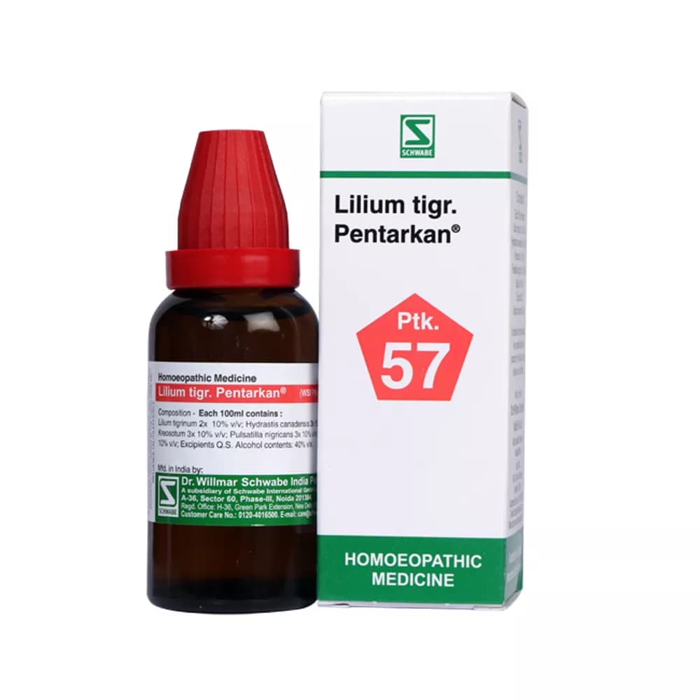 Dr Willmar Schwabe India Lilium Tigr. Pentarkan Ptk 30 ml Main Image