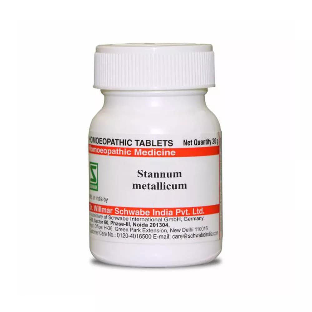 Dr. Willmar Schwabe India Stannum Metallicum Tablet 20 g 6X Main Image