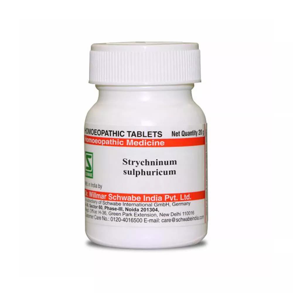 Dr. Willmar Schwabe India Strychninum Sulphuricum Tablet 20 g 6X Main Image