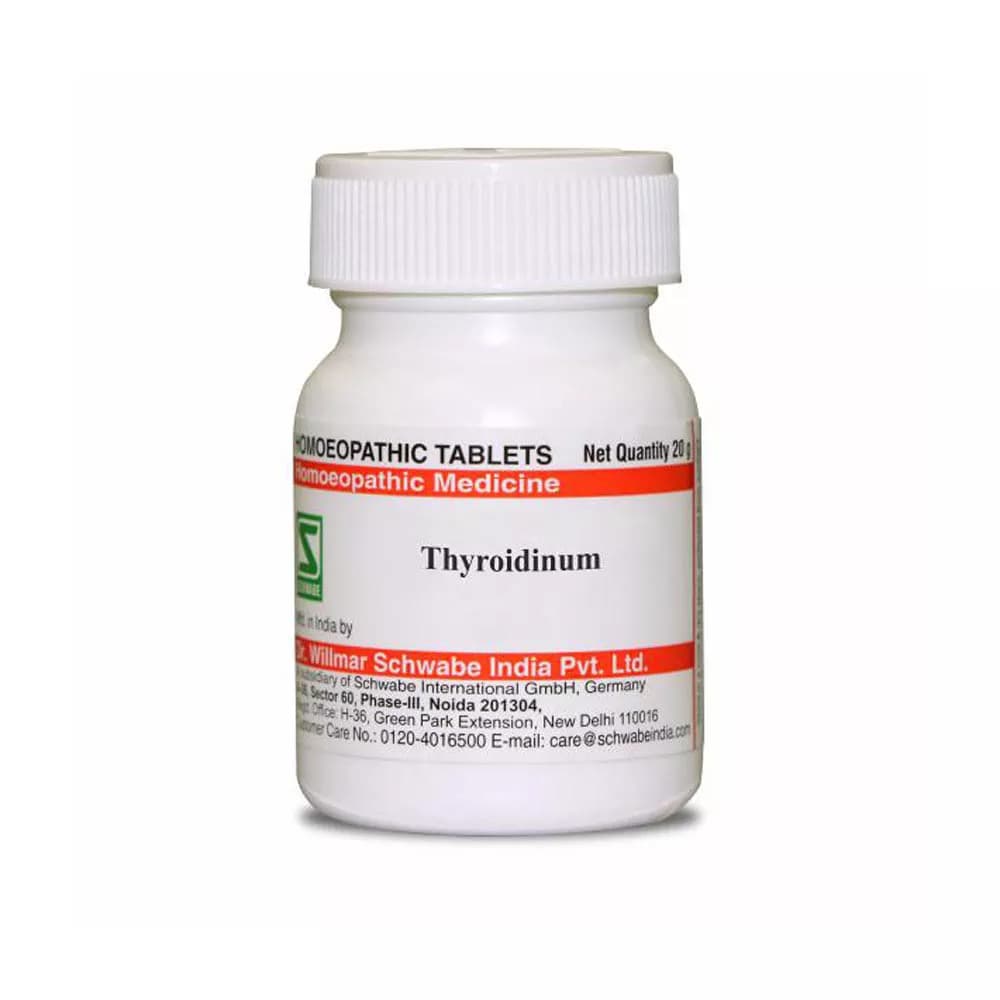 Dr. Willmar Schwabe India Thyroidinum Tablet 20 g 6X Main Image