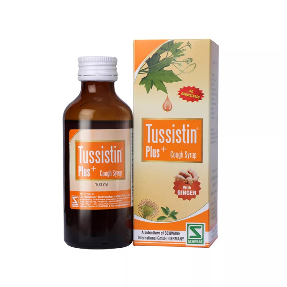 Dr Willmar Schwabe India Tussistin Plus Cough Syrup With Ginger 100 ml Main Image