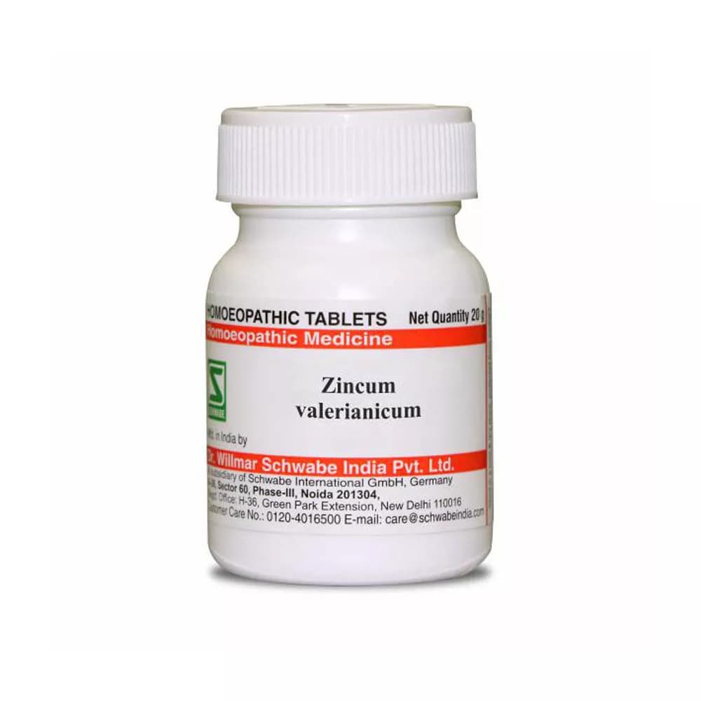 Dr. Willmar Schwabe India Zincum Valerianicum Tablet 20 g 6X Main Image