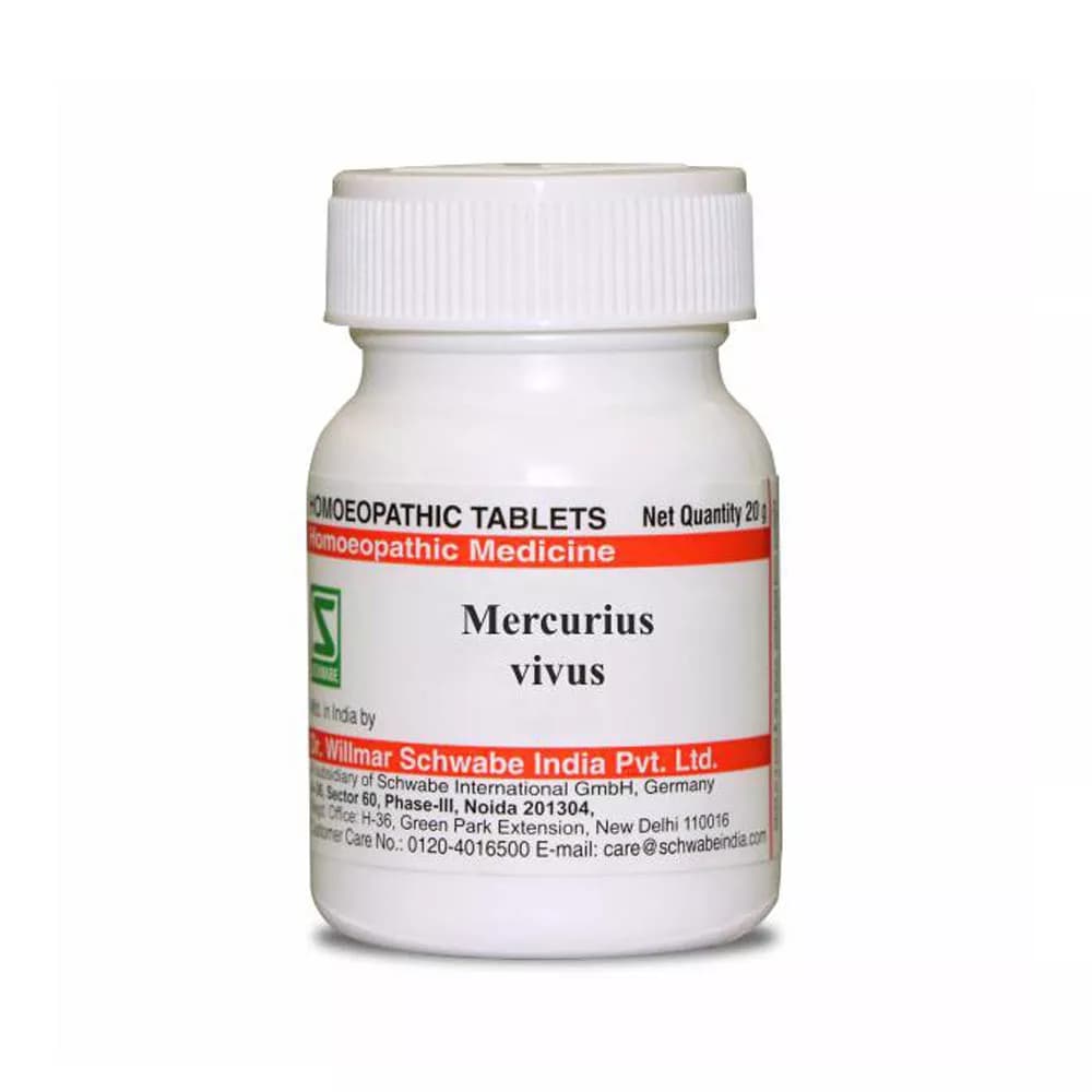 Dr. Willmar Schwabe Mercurius Vivus Tablet 20 g 6X Main Image