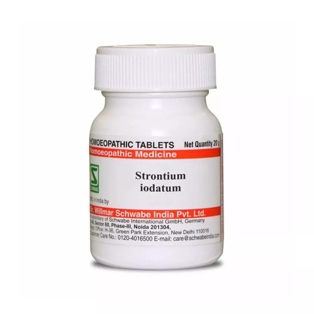 Dr. Willmar Schwabe Strontium Iodatum Tablet 20 g 6X Main Image