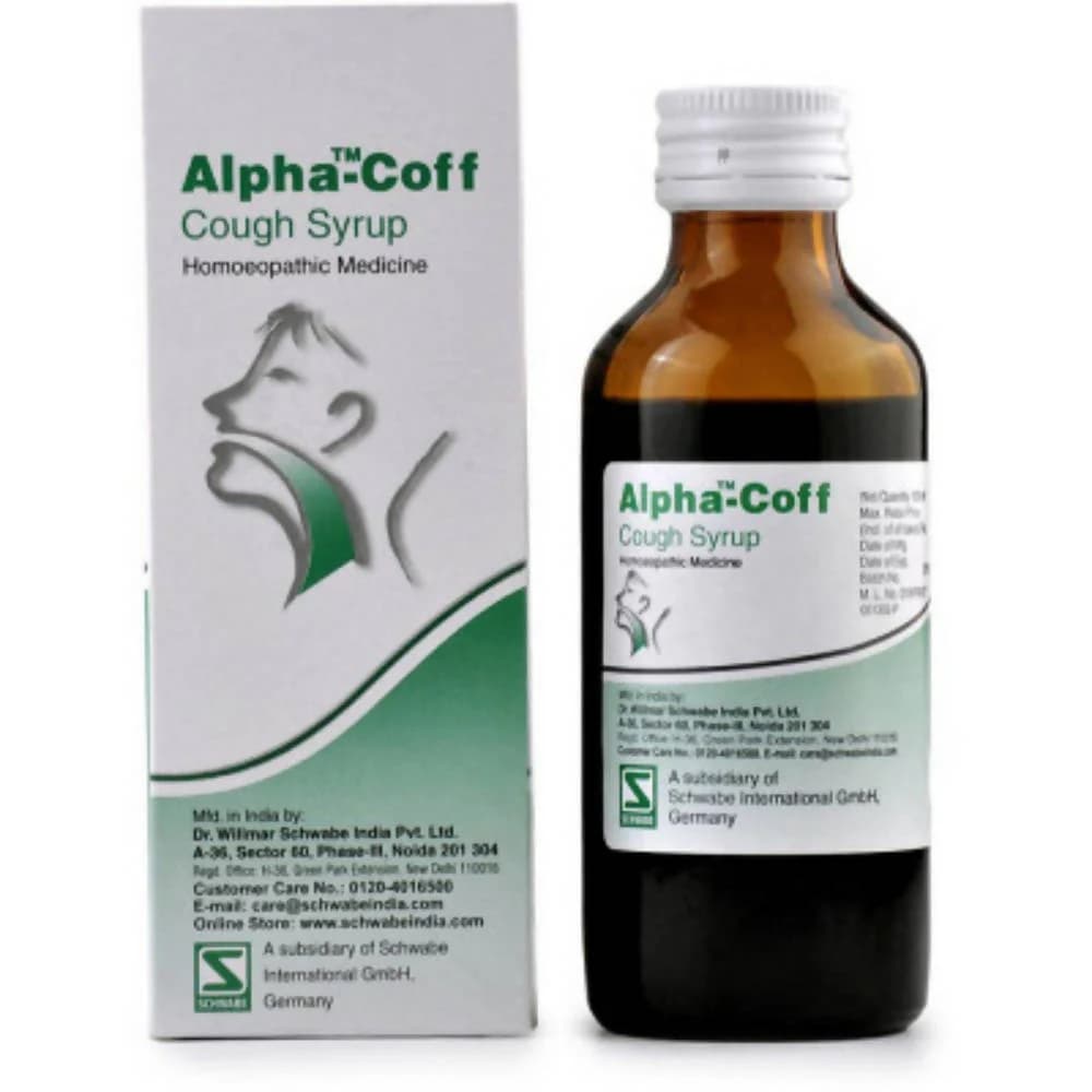 Dr Willmar Schwabe Alpha-Coff Cough Syrup — 100 ml
