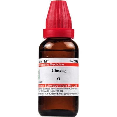 Dr. Willmar Schwabe India Ginseng Mother Tincture Q — 30 ml