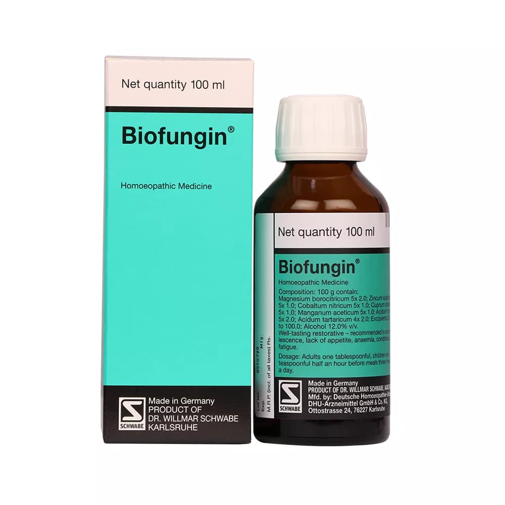 Dr.Willmar Schwabe Biofungin Syrup 100 ml Main Image