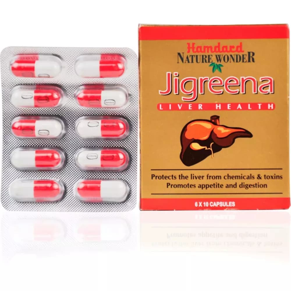 Hamdard Jigreena Capsule 60 Capsules Main Image