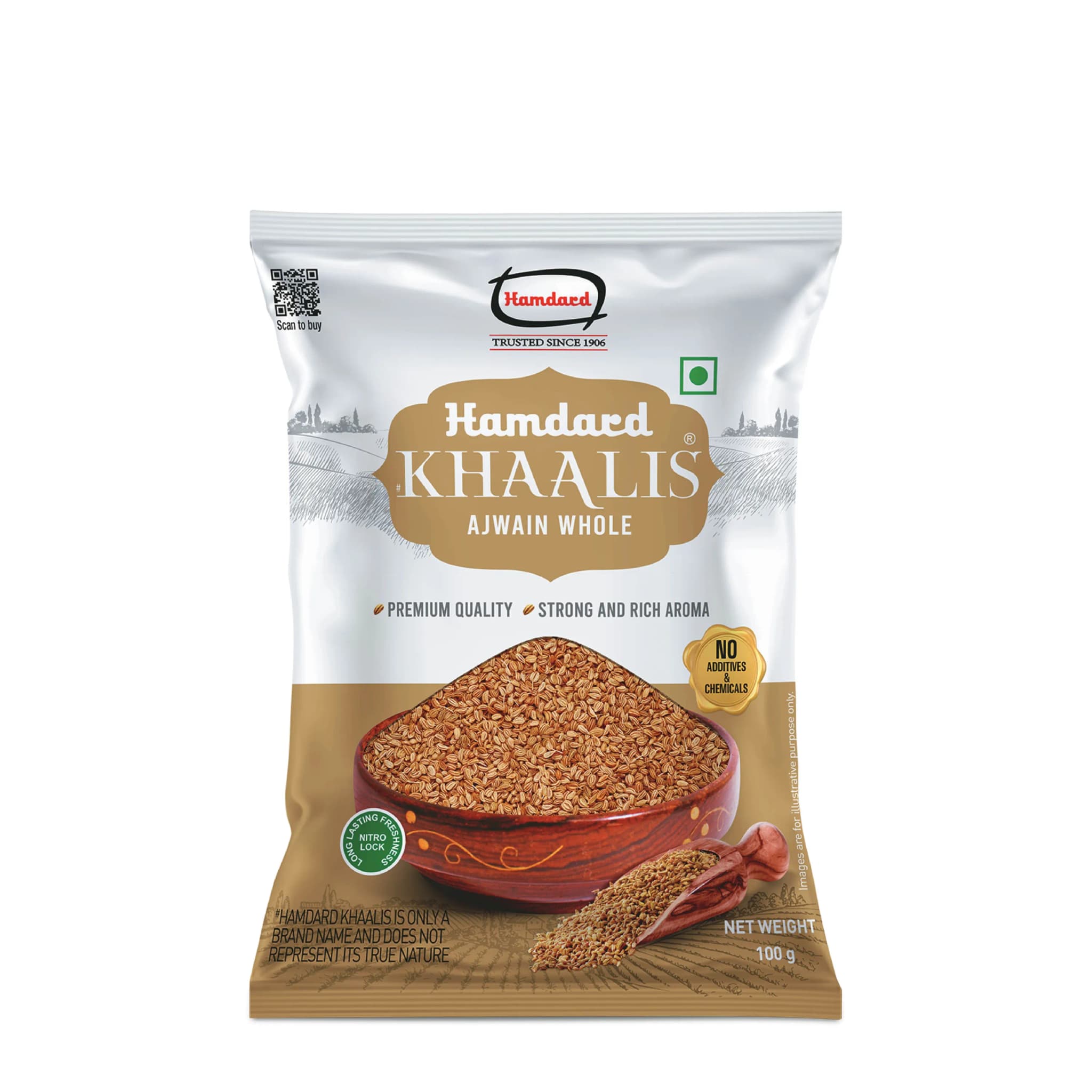 Hamdard Khaalis Ajwain Whole 100 G ShopIndianProductsa
