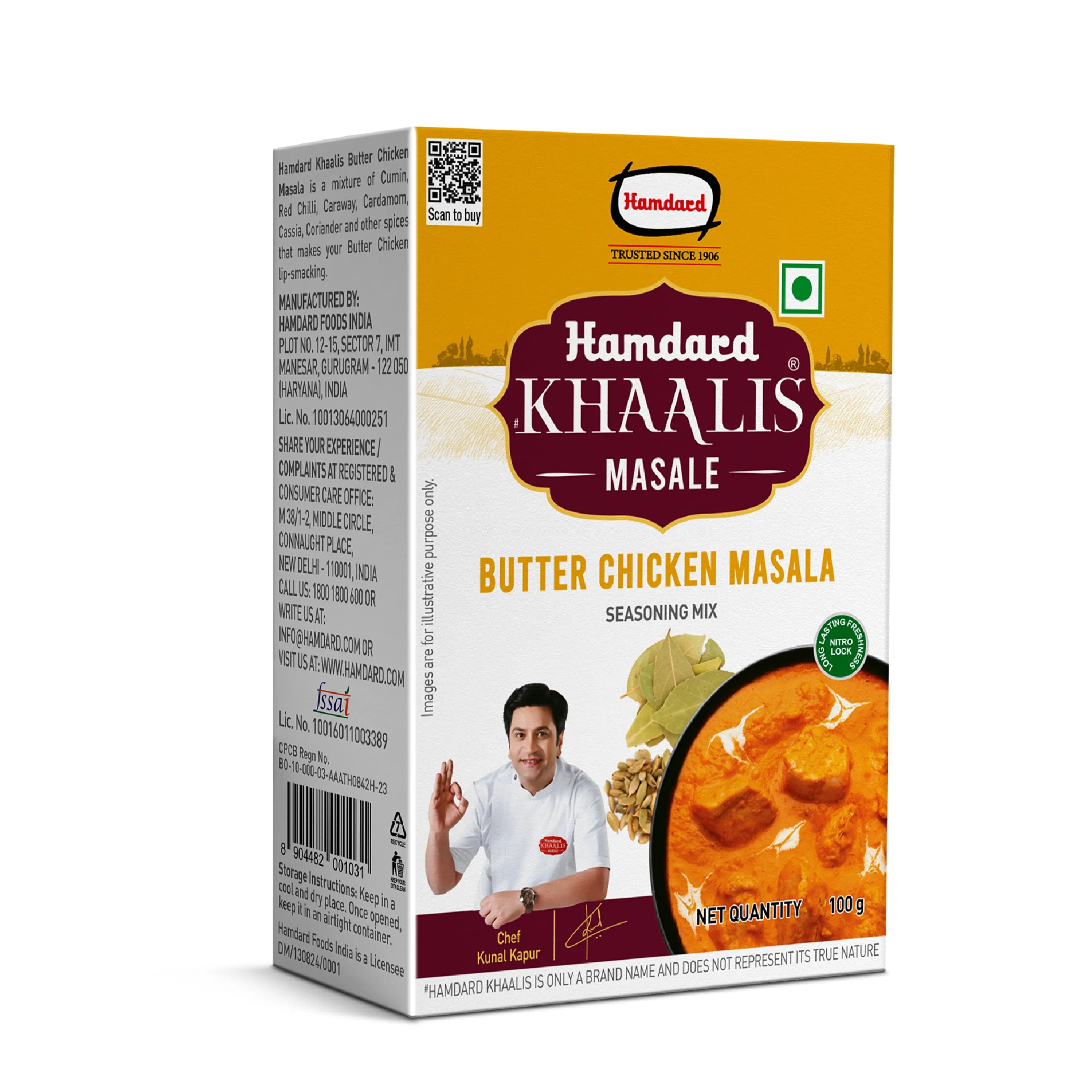 Hamdard Khaalis Butter Chicken Masala 100 G ShopIndianProductsa