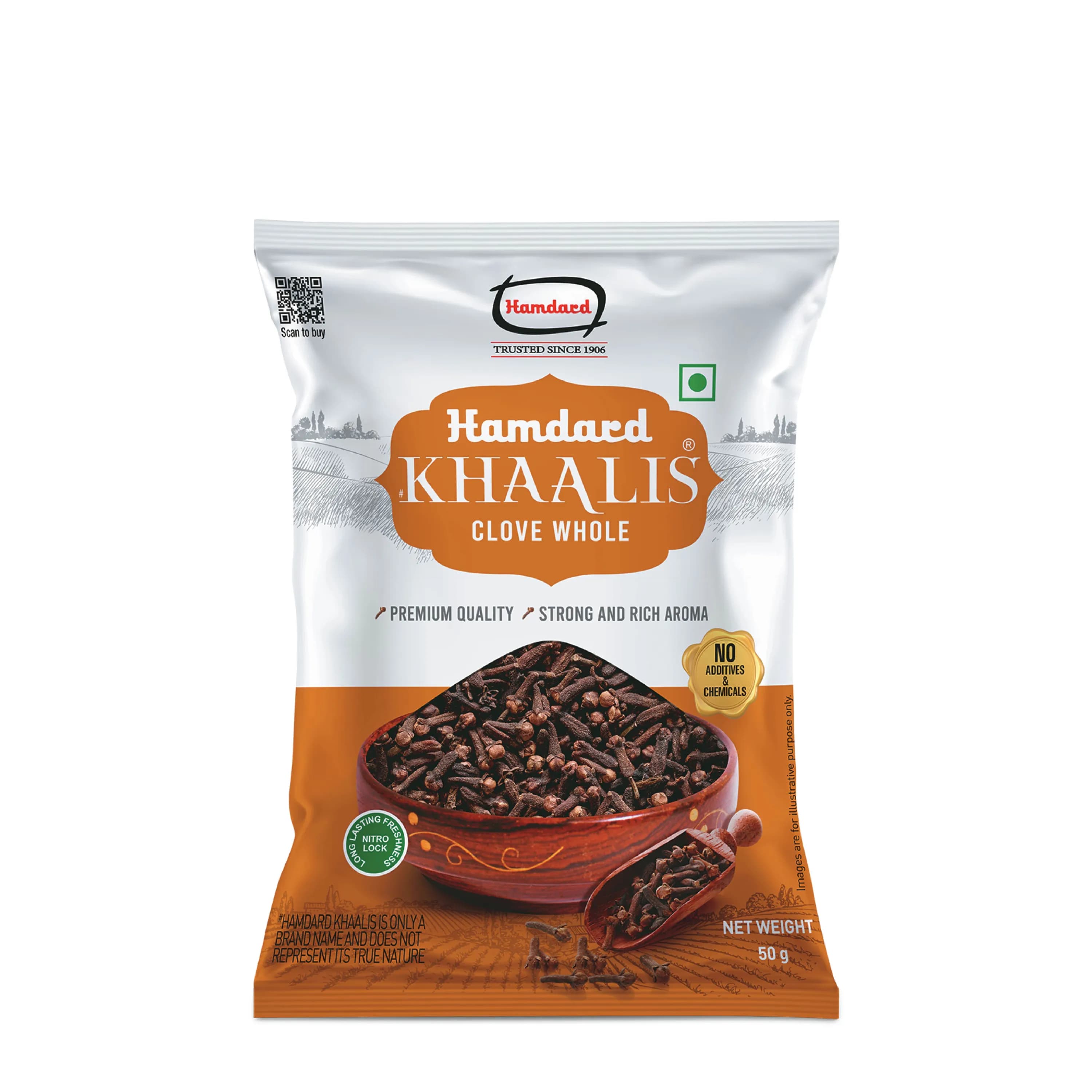 Hamdard Khaalis Clove Laung Whole 50 G ShopIndianProductsa