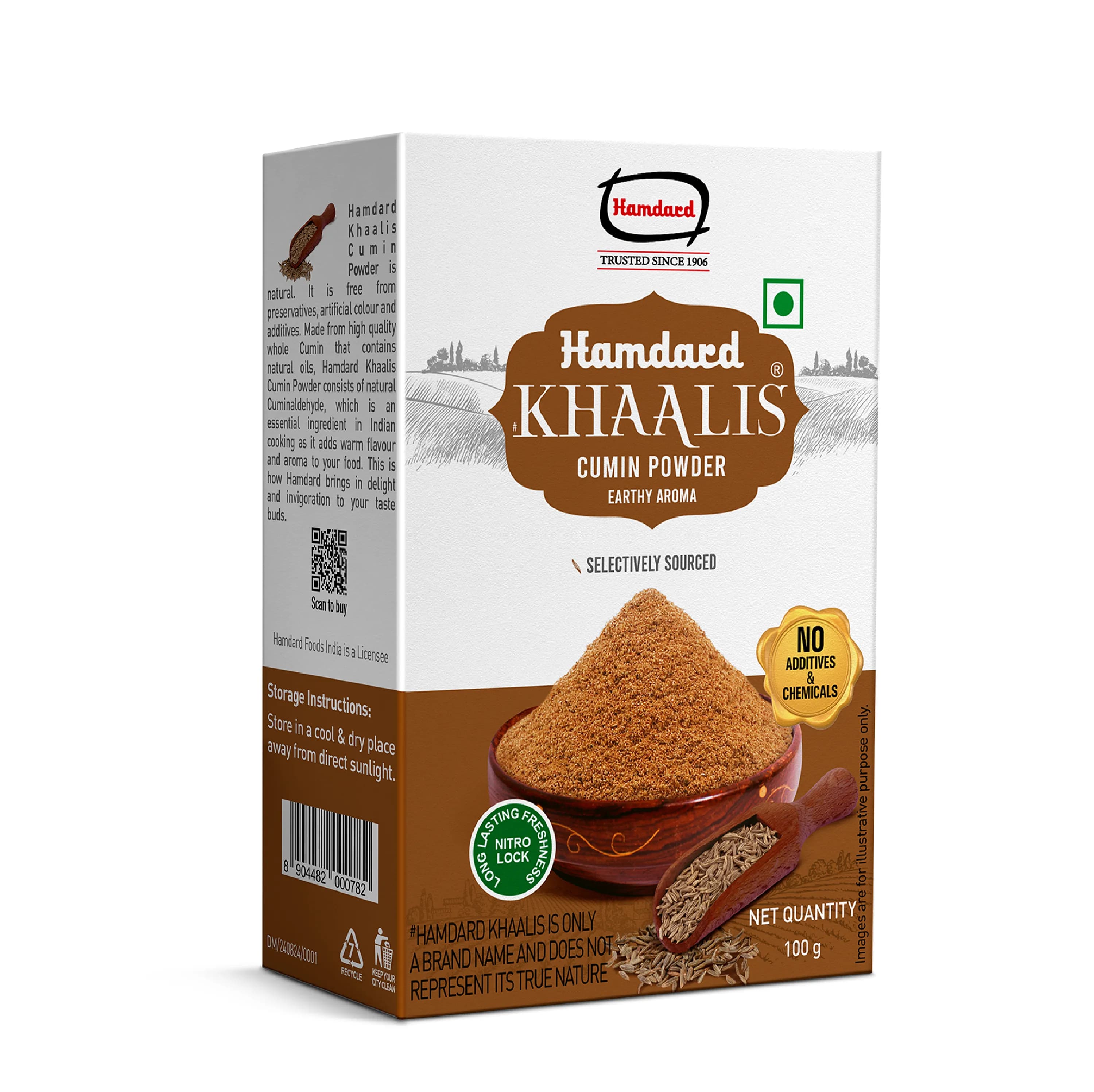 Hamdard Khaalis Cumin Jeera Powder 100 G ShopIndianProductsa