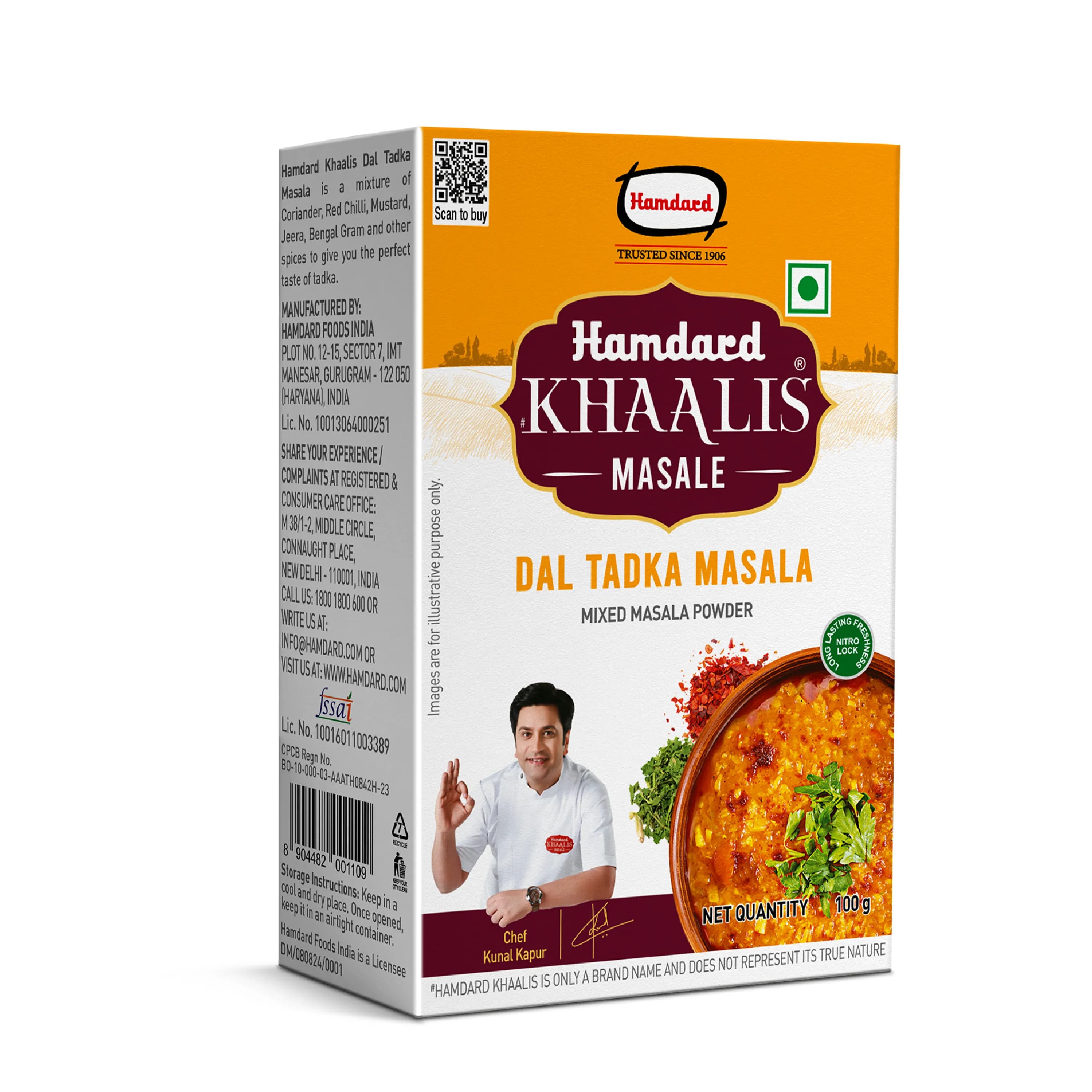 Hamdard Khaalis Dal Tadka Masala 100 G ShopIndianProductsa