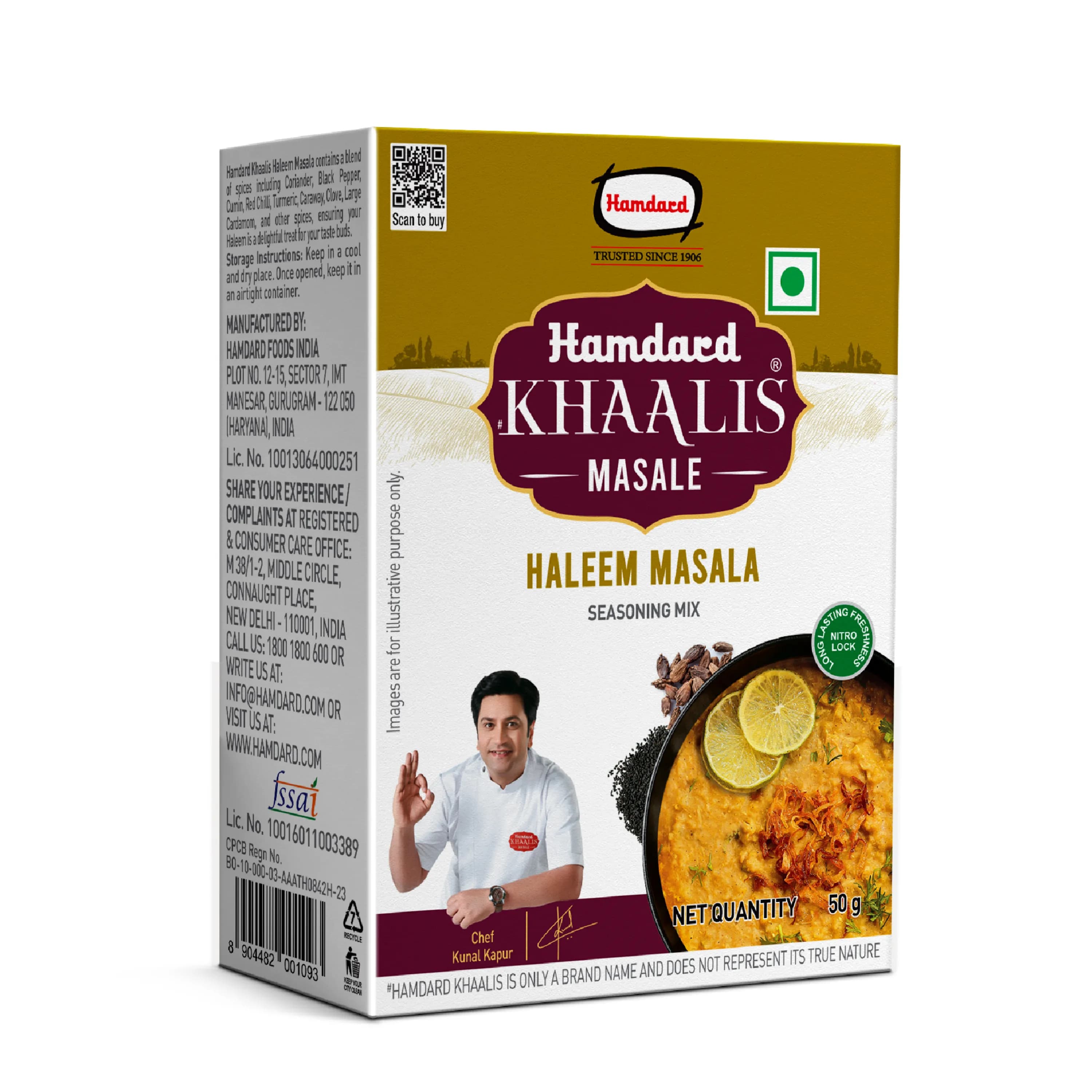 Hamdard Khaalis Haleem Masala 50 G ShopIndianProductsa