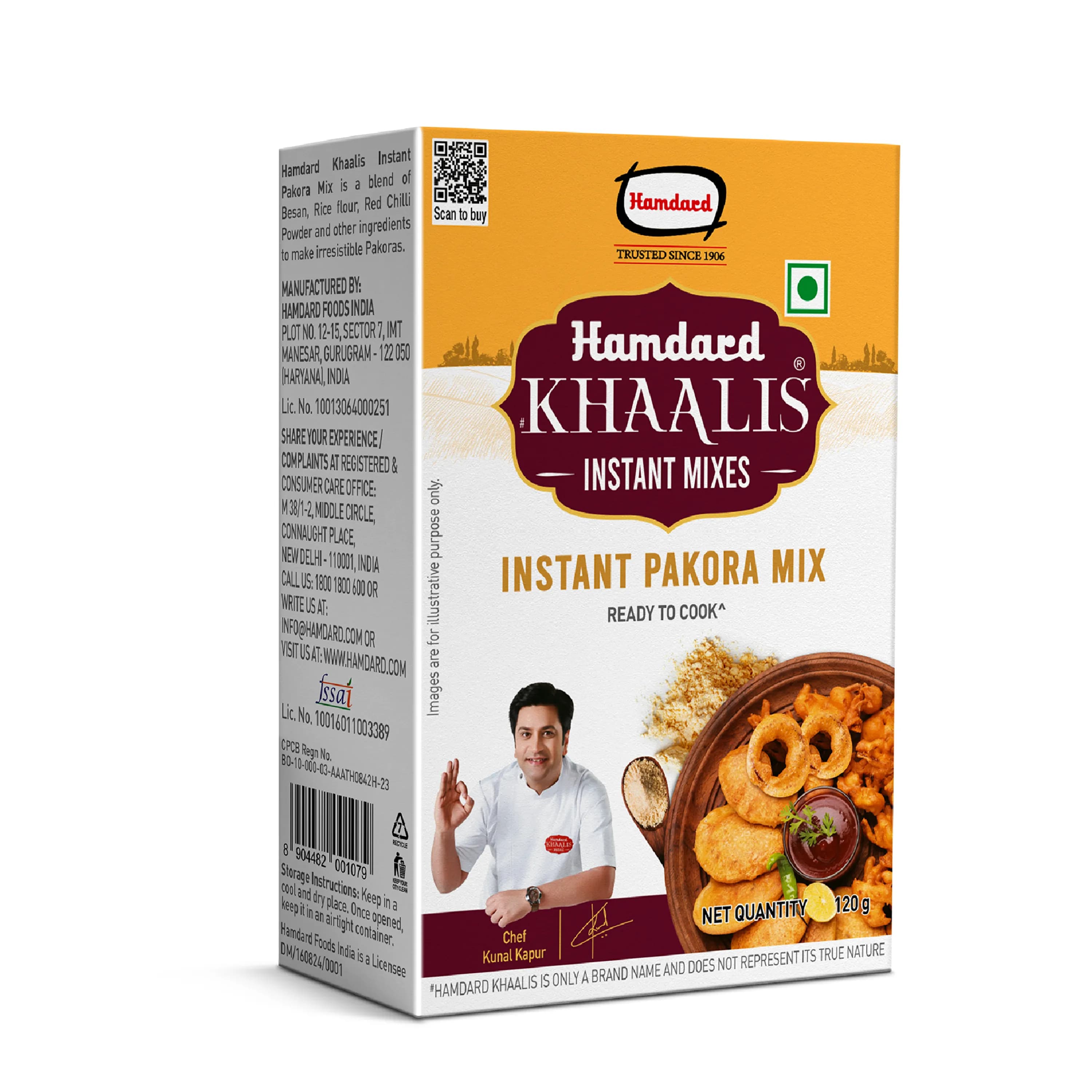 Hamdard Khaalis Instant Pakora Mix 120 G ShopIndianProductsa