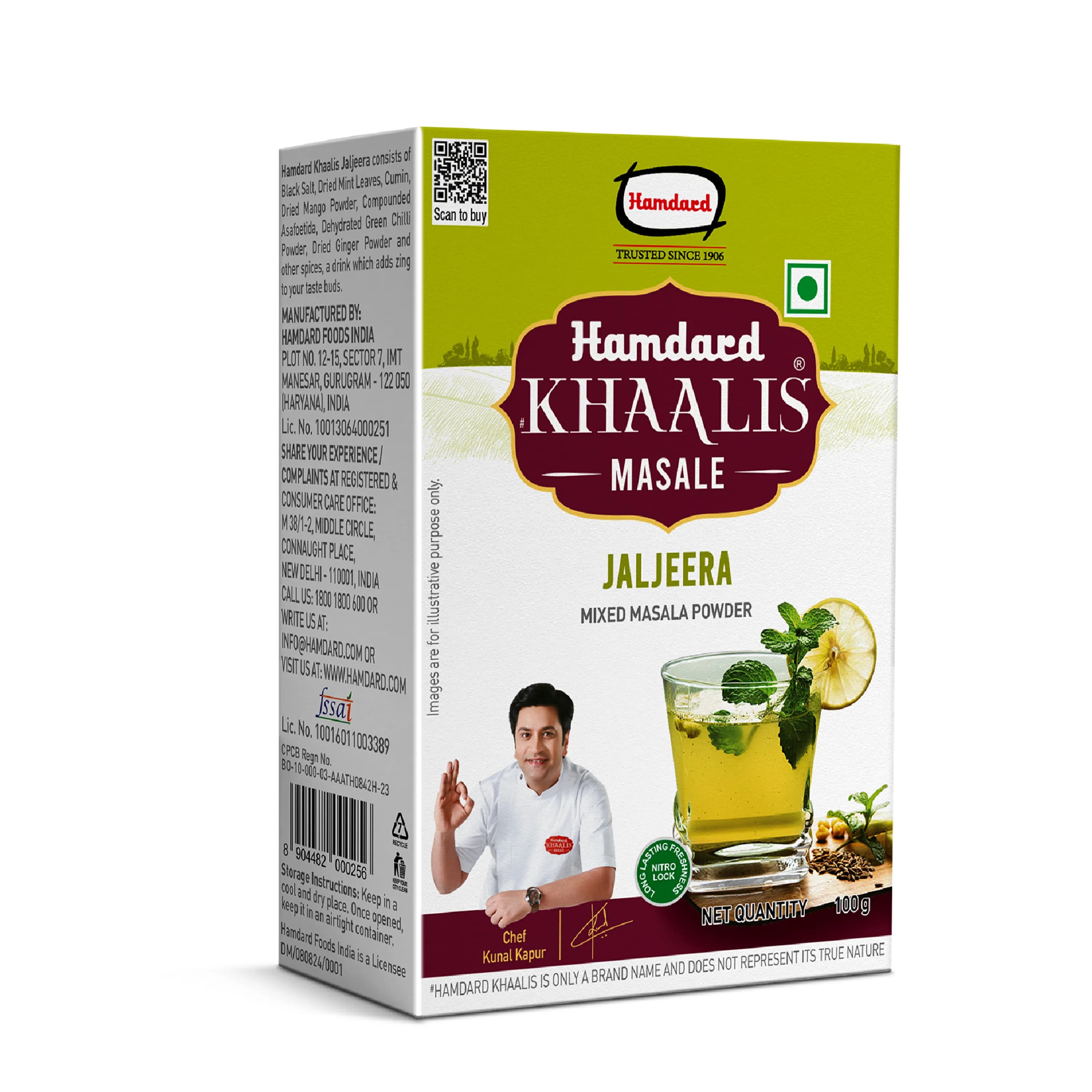 Hamdard Khaalis Jaljeera 100 G ShopIndianProductsa