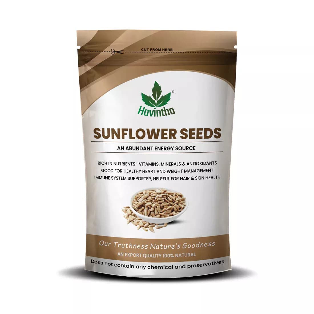 Havintha Natural Sunflower Seed 227 g Main Image