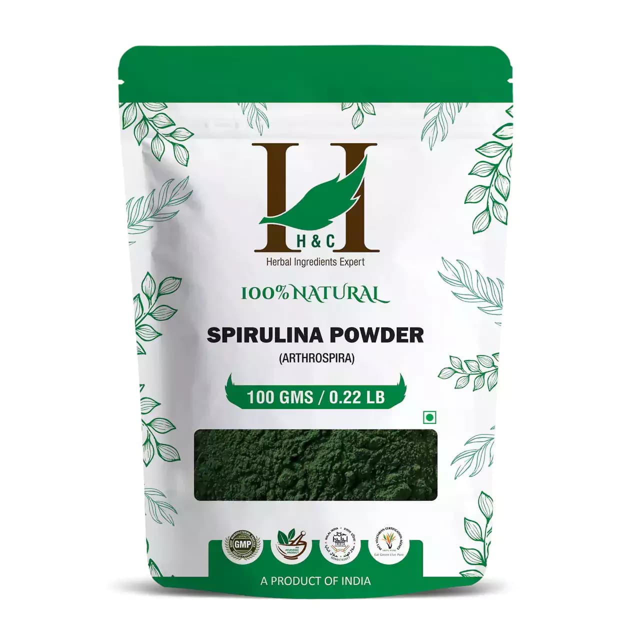 H&C Herbal Spirulina Powder 100 g Main Image