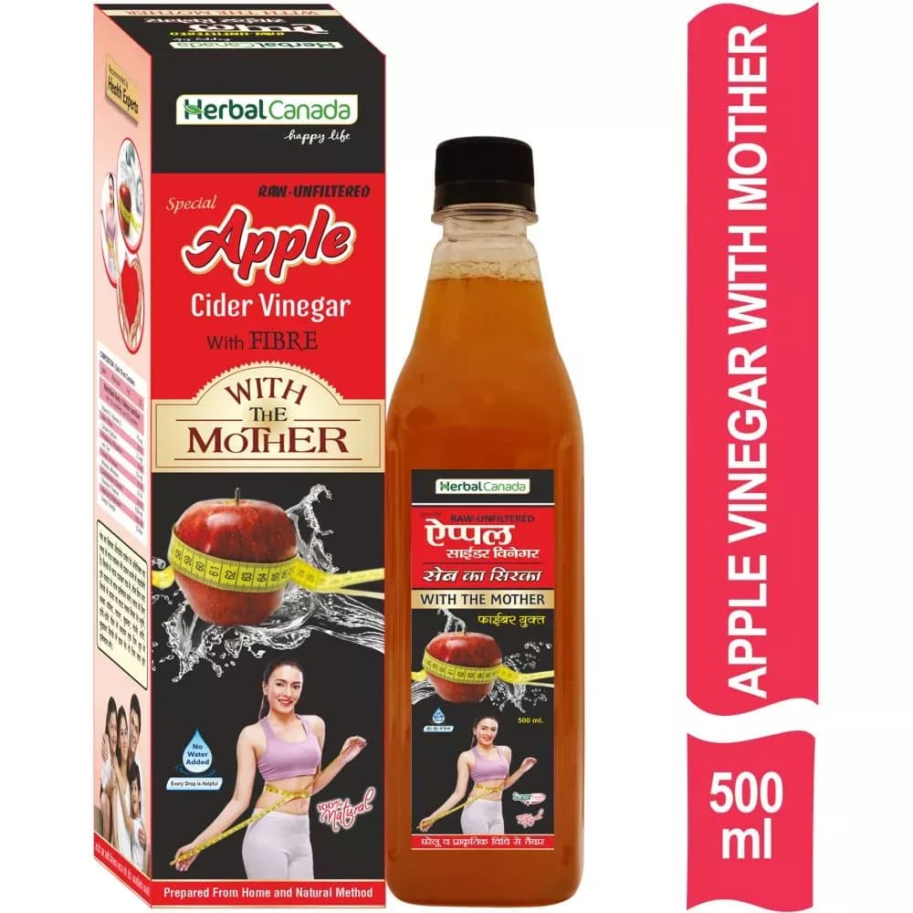 Herbal Canada Apple Cider Vinegar With Mother 500 ml main image