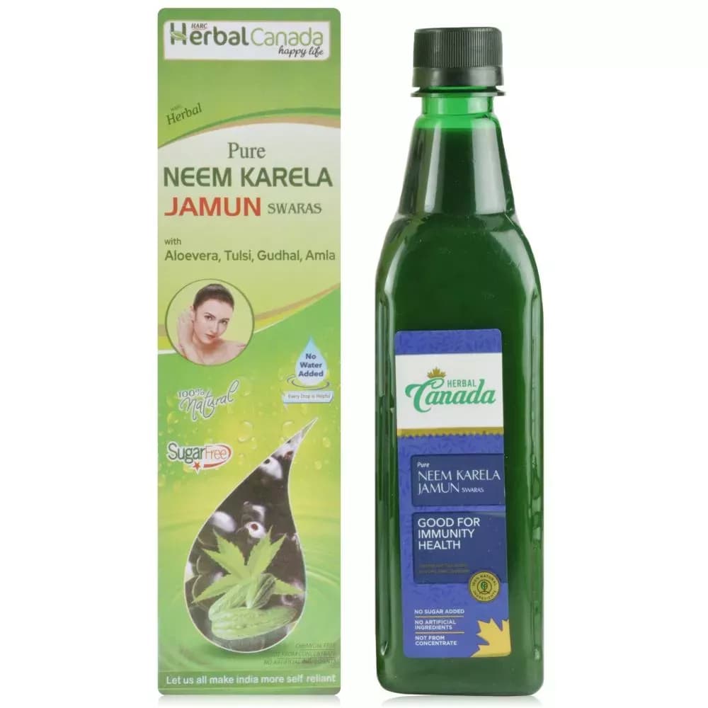 Herbal Canada Neem Karela Jamun Swaras 500 ml Main Image