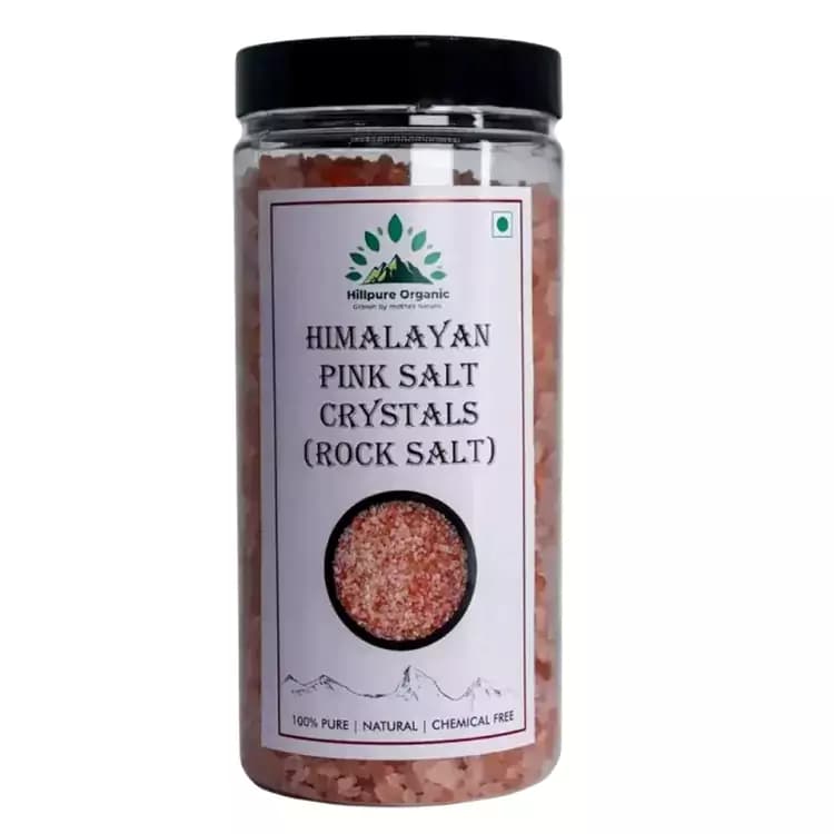 Hillpure Organic Himalayan Pink Salt (Rock Salt) 1 kg Main Image