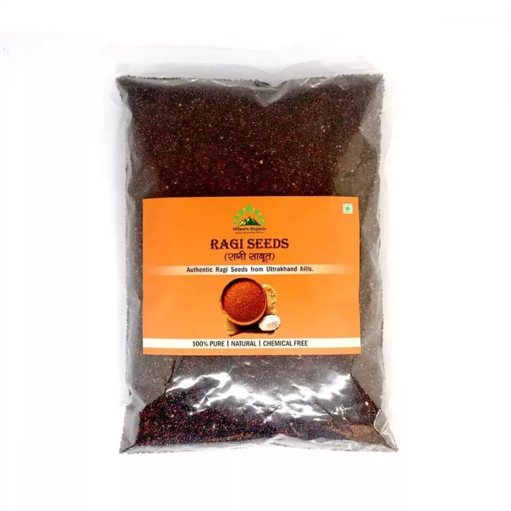 Hillpure Organic Ragi Nachani Millet Whole Seeds 1 kg Main Image