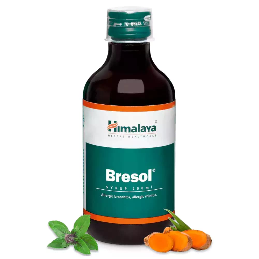 Himalaya Bresol Syrup for Respiratory Health 200 ml bottle