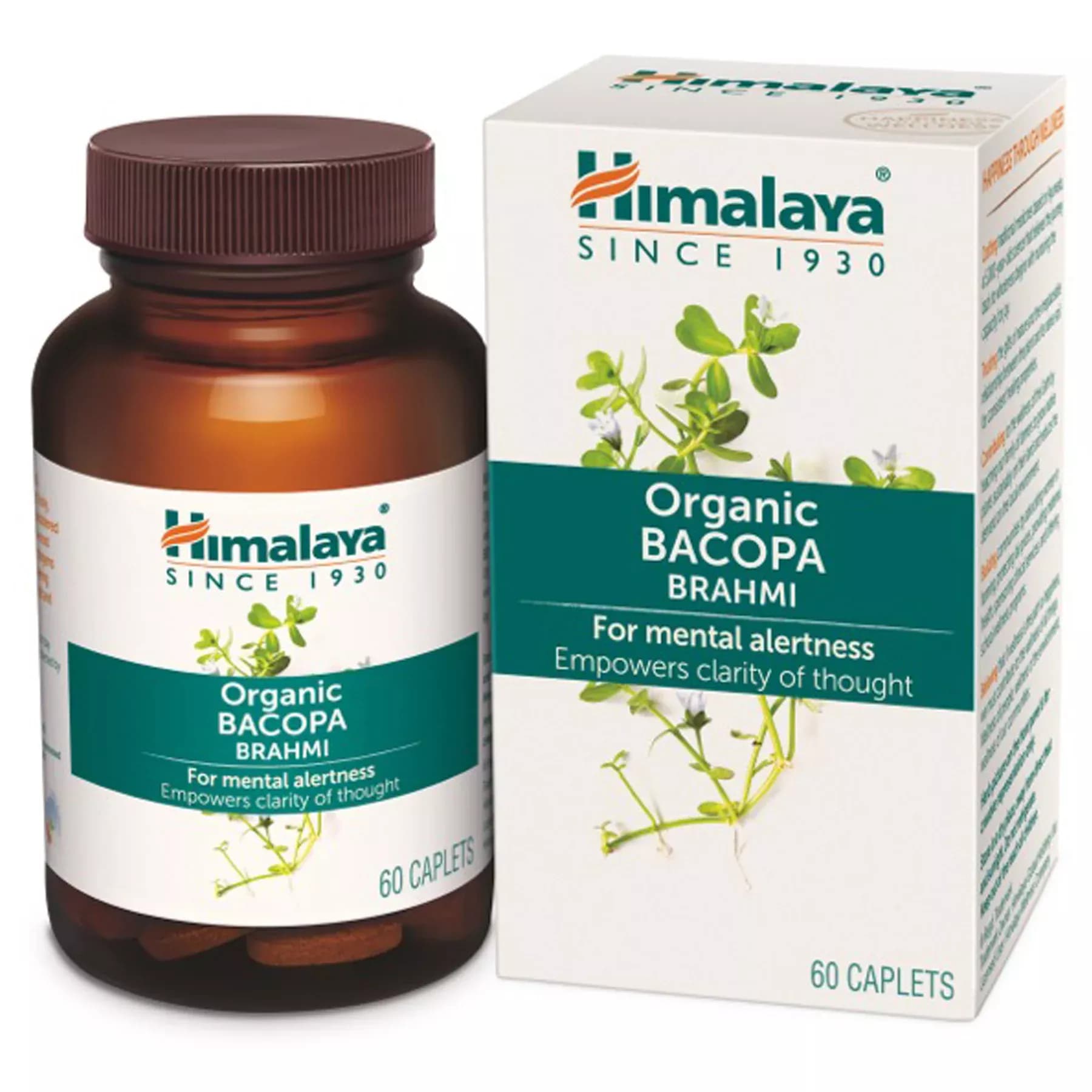 Himalaya Organic Bacopa Brahmi 60 Tablets Main Image