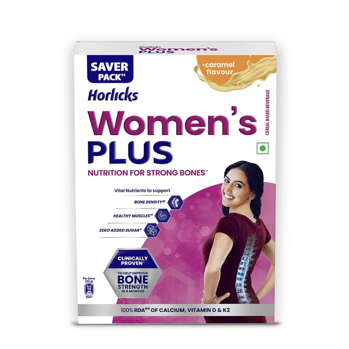 Horlicks Women's Plus Nutrition, Caramel main image