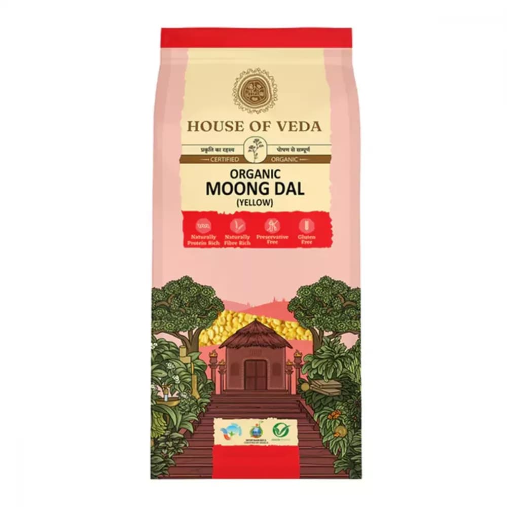 House of Veda Organic Green Moong Dal Main Image