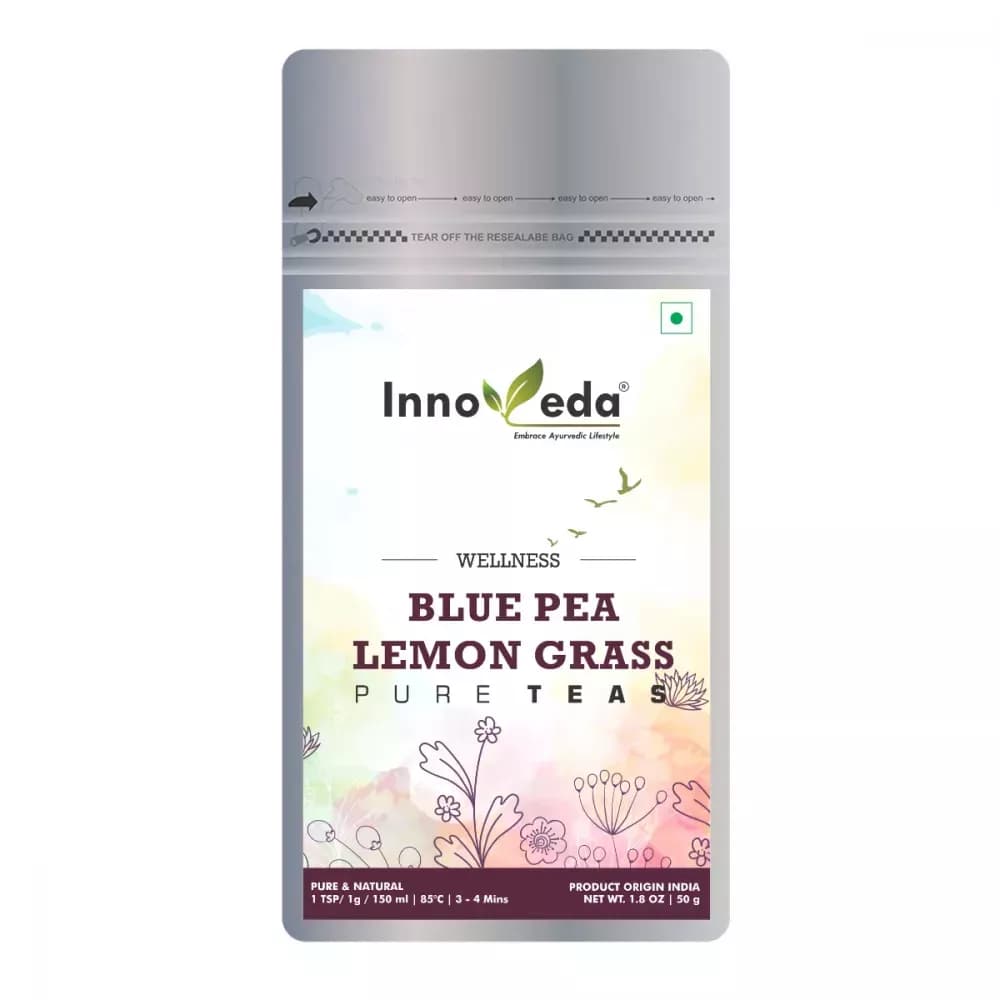 Innoveda Blue Pea Lemongrass Green Tea 50 g Main Image