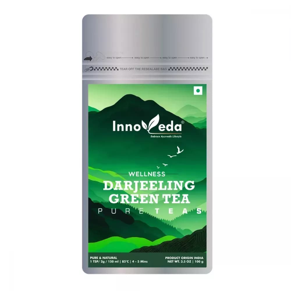 Innoveda Darjeeling Green Tea 100 g Powder Main Image