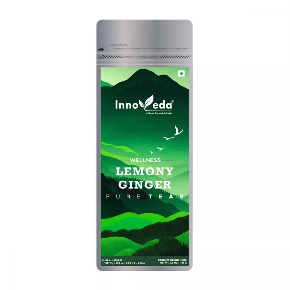 Innoveda Lemony Ginger Green Tea 100 g Main Image