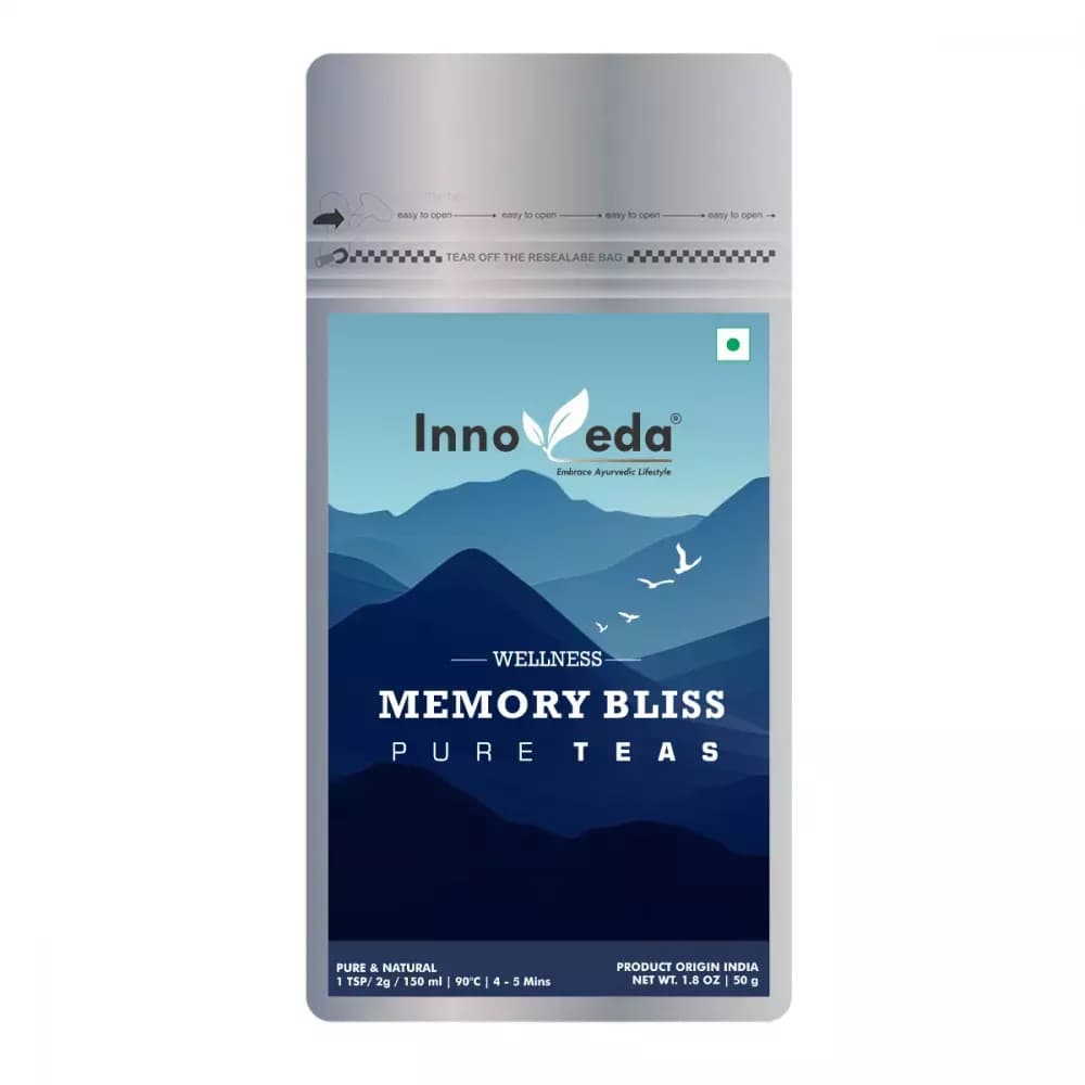 Innoveda Memory Bliss Tea 50 g Powder Main Image