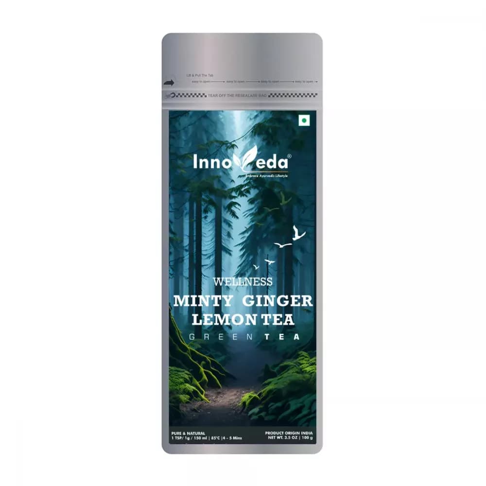 Innoveda Minty Ginger Lemon Green Tea 100 g Main Image