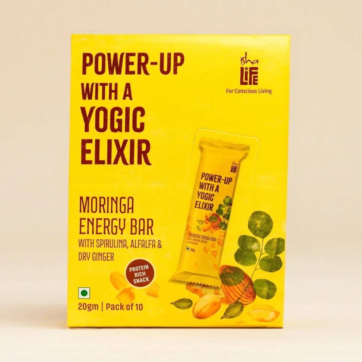 Isha Life Moringa Energy Bar — 10