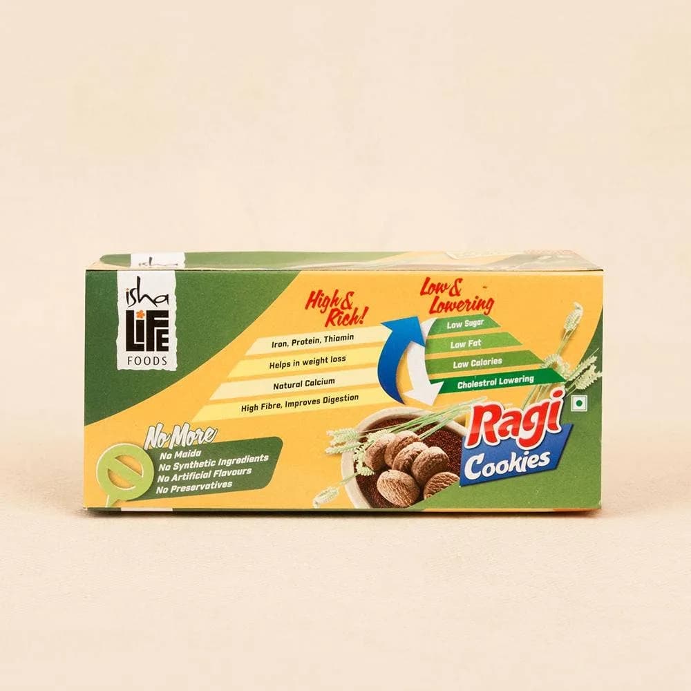 Isha Life Ragi Cookies 100 G ShopIndianProductsa