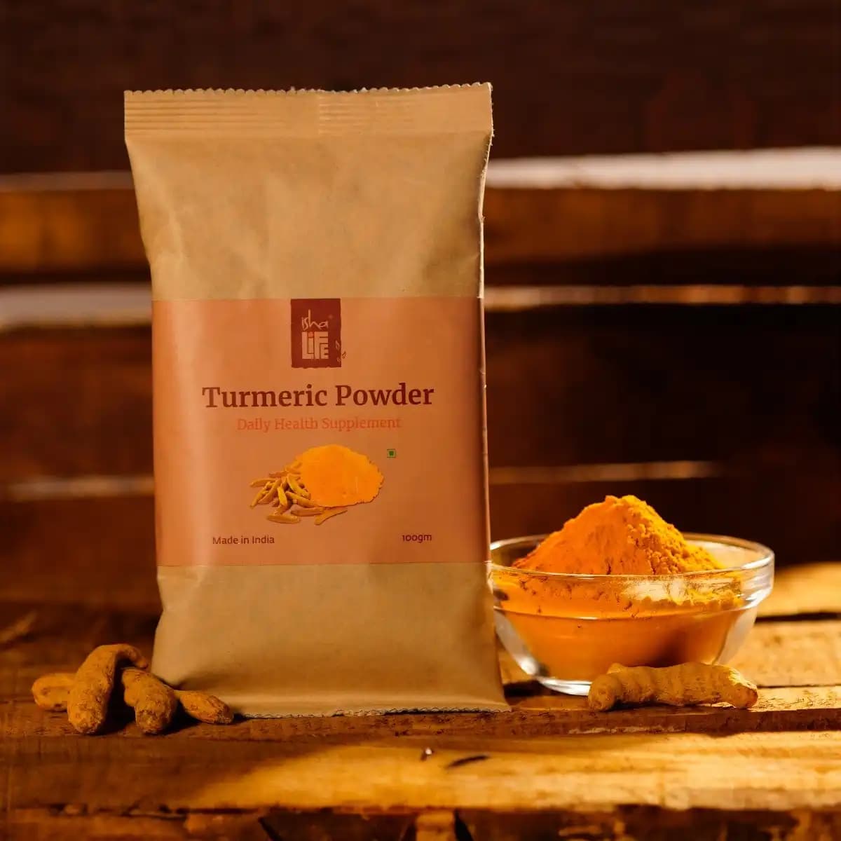Isha life turmeric powder 100 g shopindianproductsa