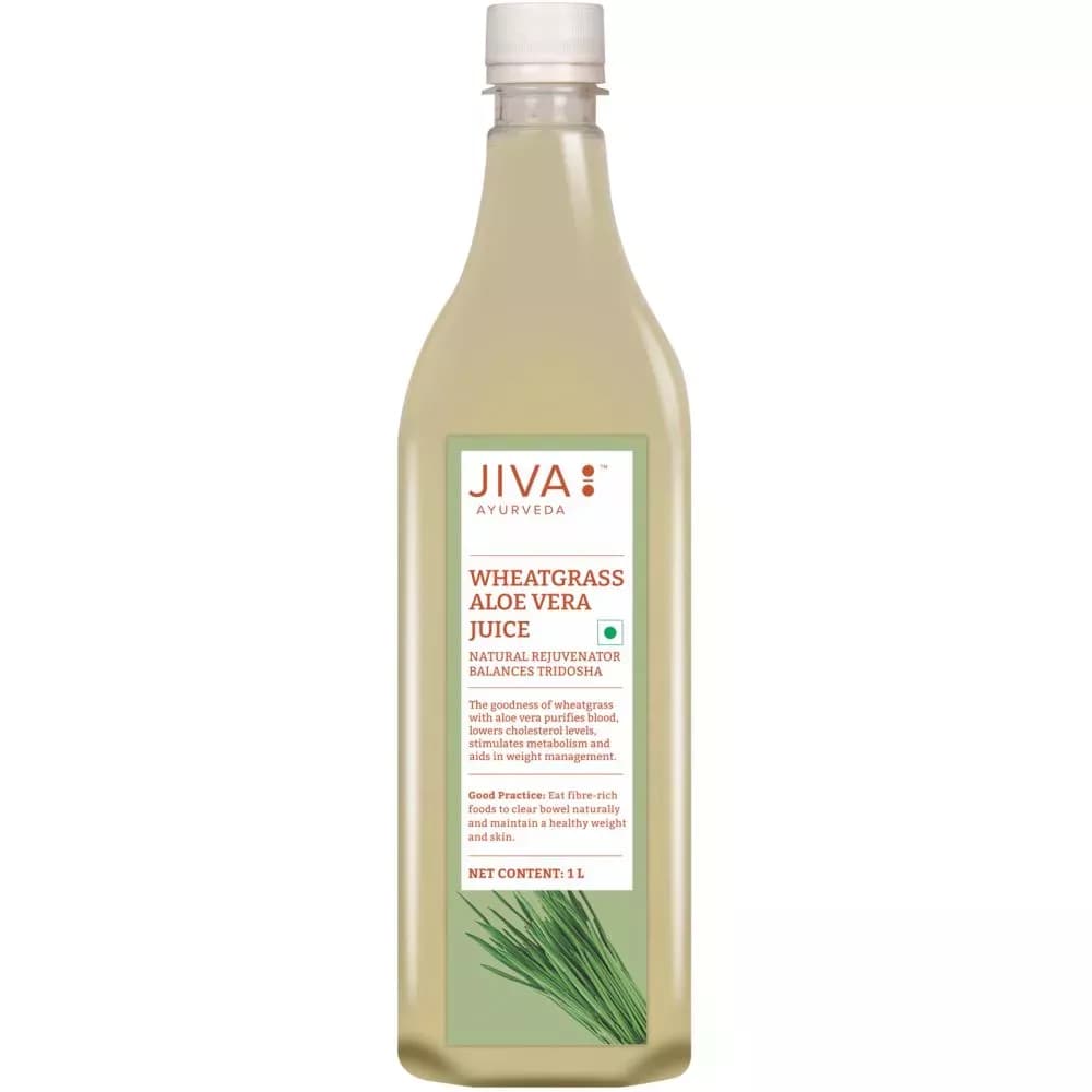 Jiva Ayurveda Wheatgrass Aloevera juice 1 L Main Image
