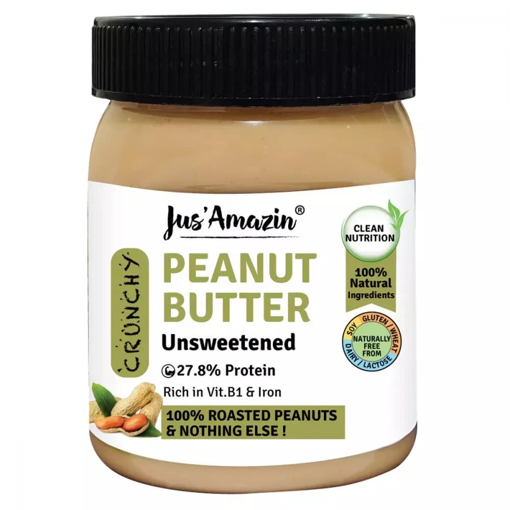 Jus Amazin Peanut Butter Crunchy 350 g Main Image