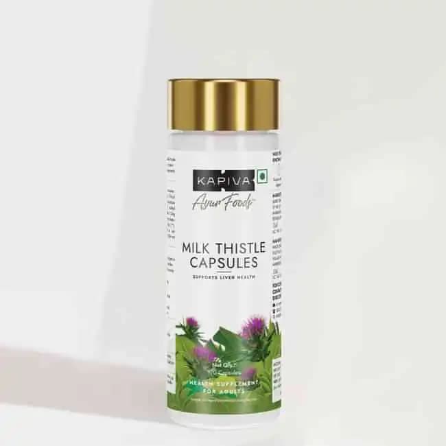 Kapiva milk thistle capsules 120 capsules shopindianproductsa