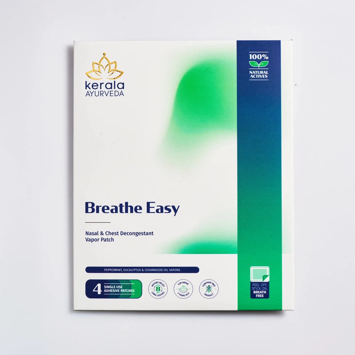 Kerala ayurveda breathe easy vapour patch 8 pcs shopindianproductsa