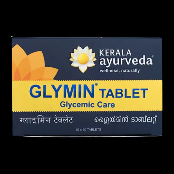 Kerala Ayurveda Glymin 100 Tablets Main Image